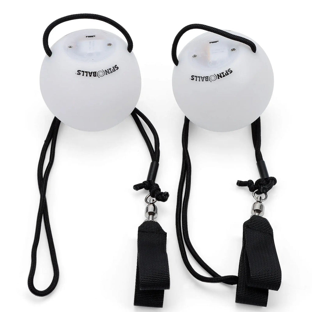 Spinballs Glow. 0 LED Rechargeable Poi Set B8