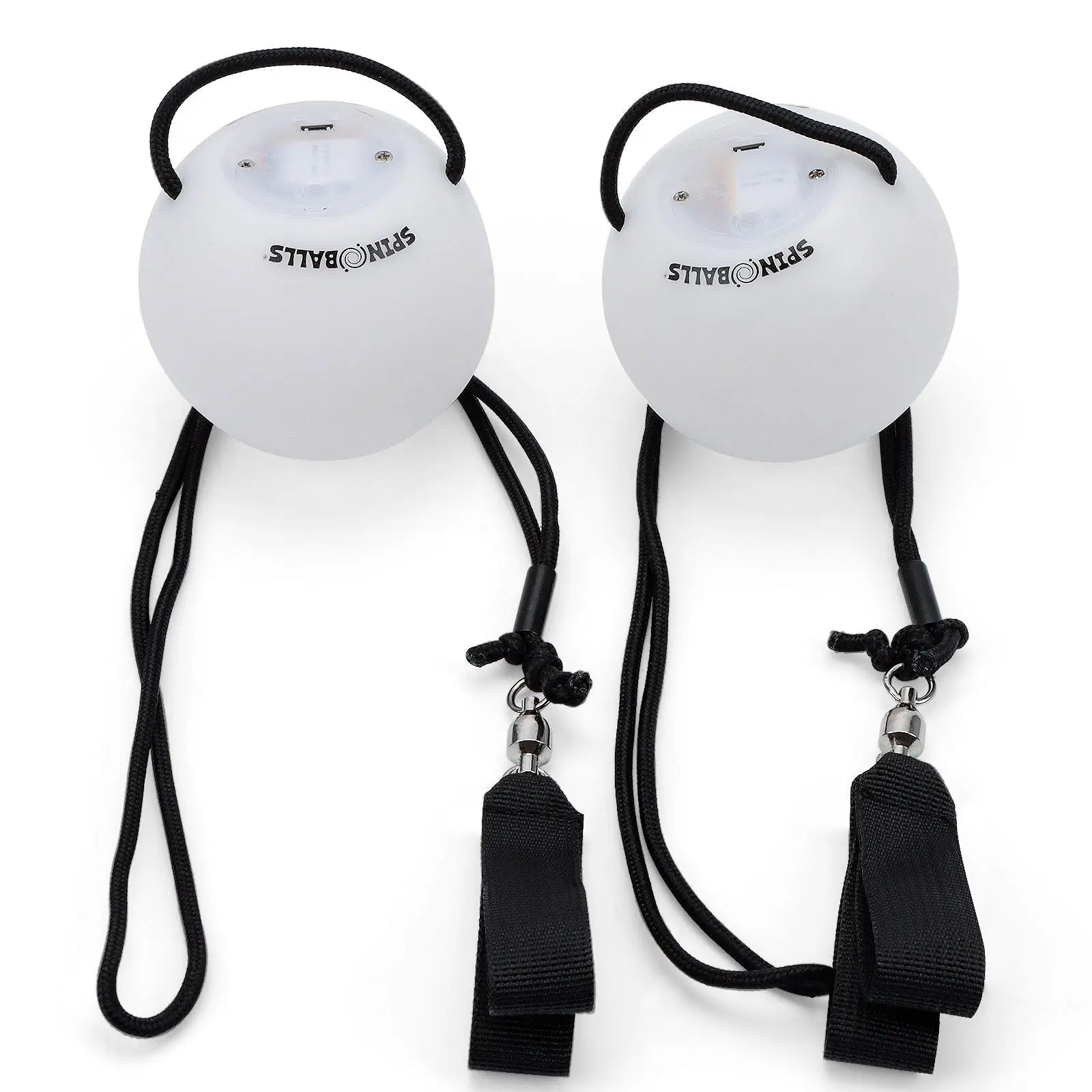 Spinballs Glow. 0 LED Rechargeable Poi Set B8
