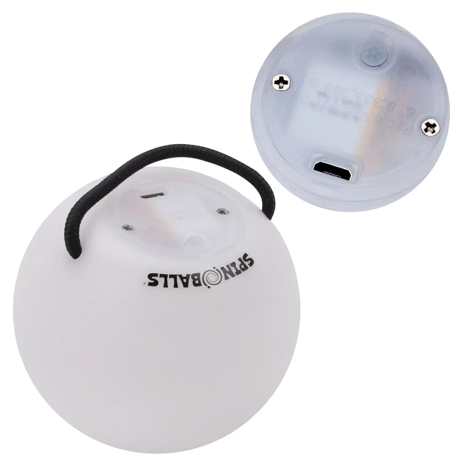 Spinballs Glow. 0 LED Rechargeable Poi Set B8