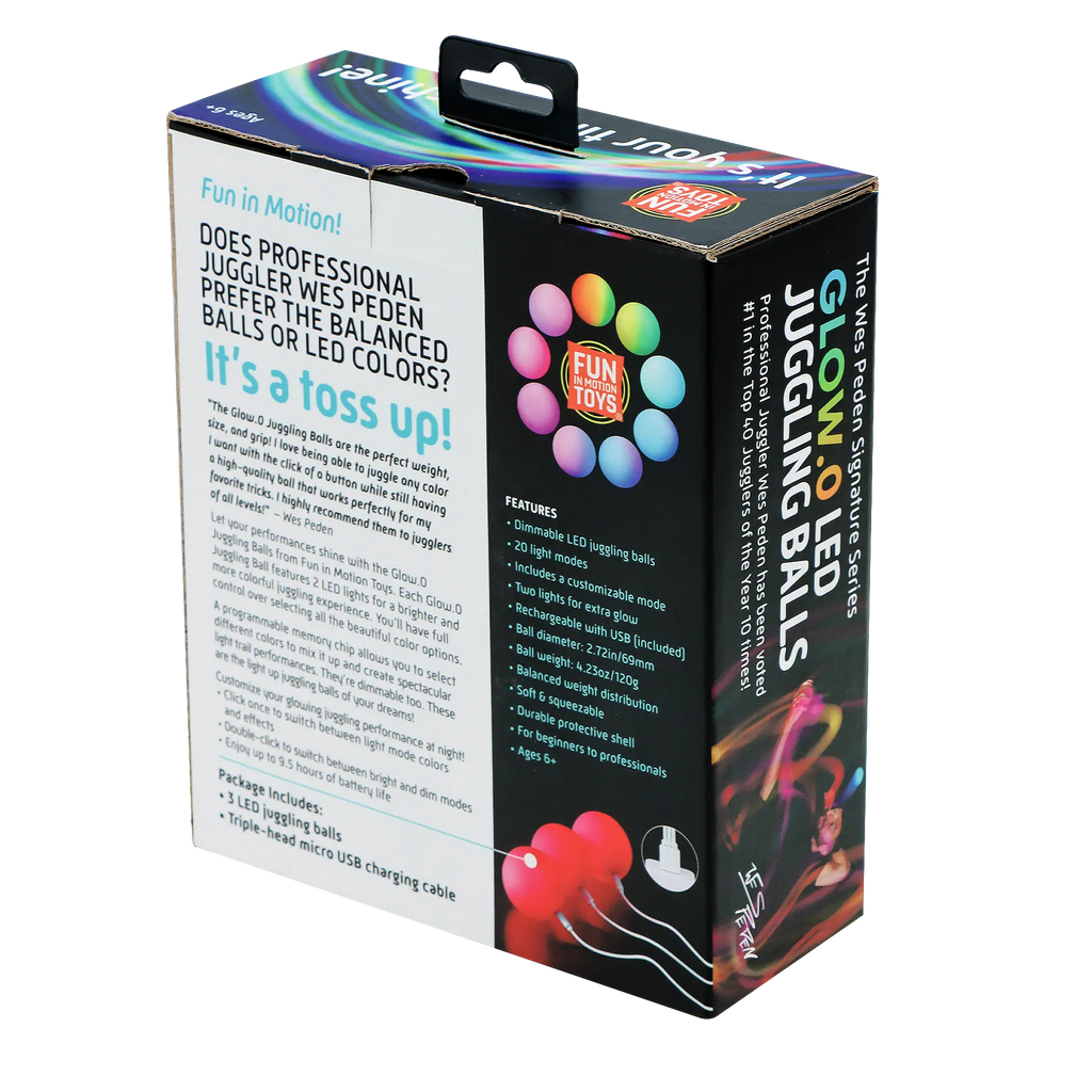Wes Peden Glow.0 Juggling Balls F5